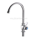 Deck Mount Single Cold Dapur Faucet Brass